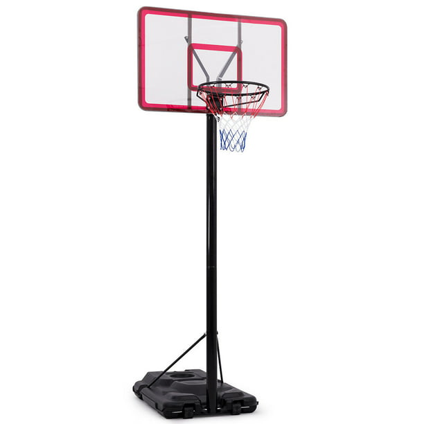 Height Adjustable Basketball Hoop Portable Kids Basketball Stand 160-210cm UV Resistant Backboard Net System on Wheels Free Standing Set for Junior Adults Sport Play Indoor /& Outdoor